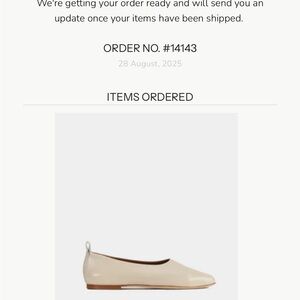 Essen Foundation Ivory Women's Flats
